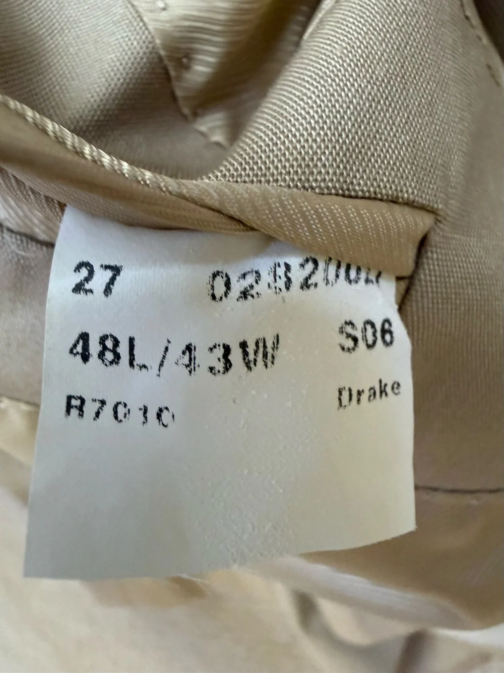 Brooks Brothers Men's Tan Blazer - Classic Single-Breasted Suit Jacket